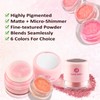 Color Nymph Powder Blusher, Face Blush Mushroom Air Cushion Micro-Shimmer
