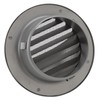 Stainless Steel Round Air Vent Louvered Cover Waterproof Windproof External