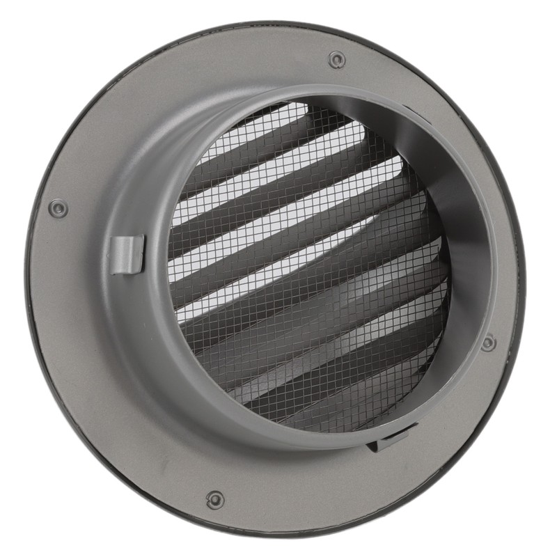 Stainless Steel Round Air Vent Louvered Cover Waterproof Windproof External