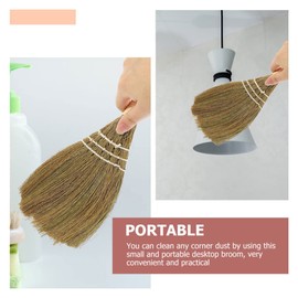 HEMOTON Portable Desktop Broom Hand Broom for Efficient Tabletop Cleaning Short Handle Design for Easy Dust Removal Kitchen Office and Home Use