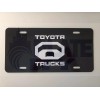 Toyota Trucks Metal Plate novelty vanity Black plate