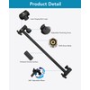 15 Inch Extra Long Adjustable Shower Head Extension Arm With