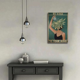 Canvas Prints BeKind To Your or Dining Room Bedroom Home Decor 12X18inch Without Frame