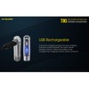 Nitecore Tiki LE Keychain Flashlight, 300 Lumens USB-C Rechargeable with
