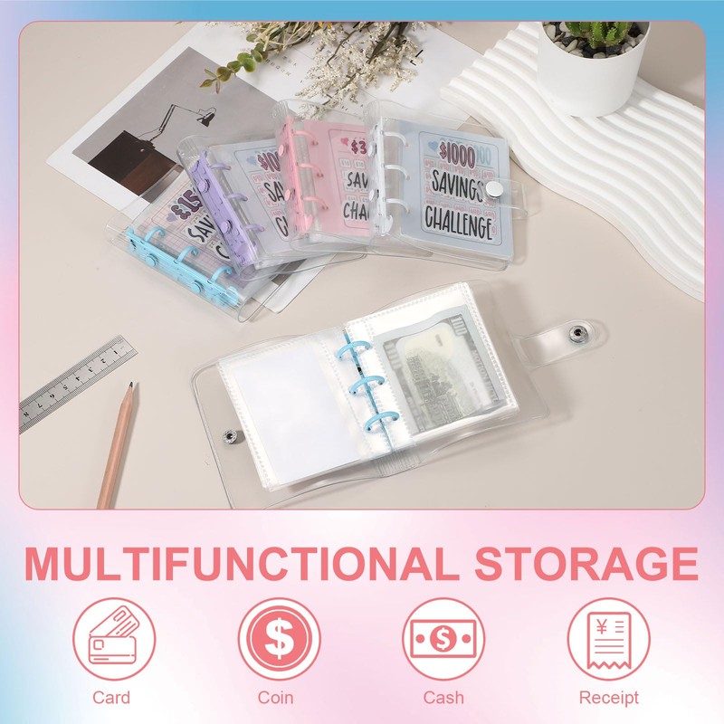 PATIKIL 1000 USD Savings Challenge Book with 25 Pages Budget