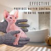 Kotomoda Sphynx Hairless Cats Carbonized Bamboo Bath Exfoliating Gloves Charcoal
