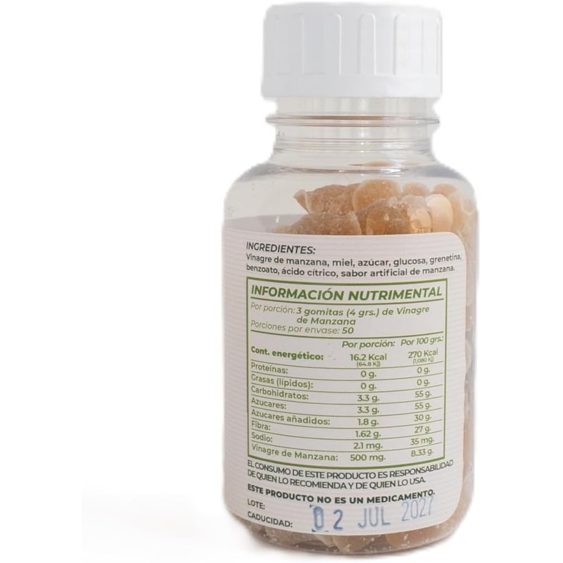 Gomitas de Vinagre de Manzana y Miel de Abeja Vingrett