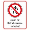 Daged MT-31 "Zutritt für Betriebsstrangde verboten" (German Language) Sticker 10