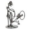 STEEMO Screw Man Bicycle Repair Bicycle Mechanic Gift Metal Art