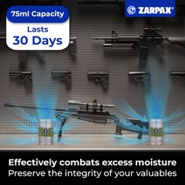 7oz Desiccant Canisters for Gun Safe 2-Pack – Reusable Gun Safe Dehumidifier Canisters, Silica Gel Canister for Safe Humidity Control, Moisture Absorber for Gun Safes and Ammo Boxes