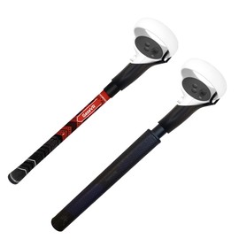 GazeVR VR Golf Club Attachments for Oculus Quest 2 | Pro & Putter Grips | 2 Pack | Right & Left Controllers