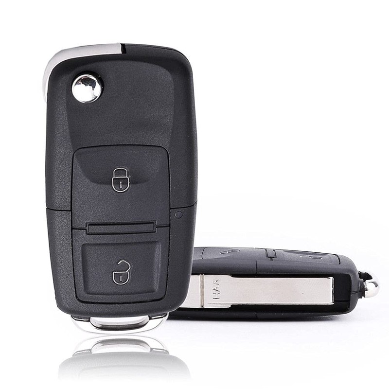 Riloer 2 Button Flip Remote Control For Volkswagen Golf MK4