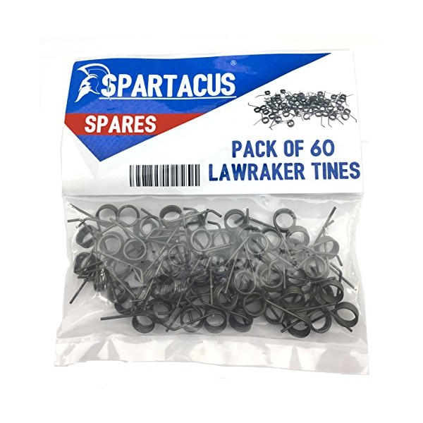 Spartacus 60 x Replacement Lawn Raker Scarifier Tines Tynes For Homebase MIPZP300A