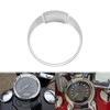 HDBUBALUS Motorcycle 5" Speedometer Trim Ring Bezel Visor Cover for