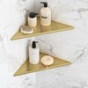 Corner Shower Shelves, 10” Recessed Tile Shower Shelf Brushed Golden,