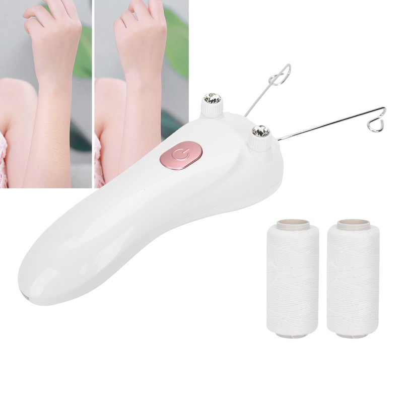 USB Charging Electric Cotton Thread Epilator Facial Body Hair Removal
