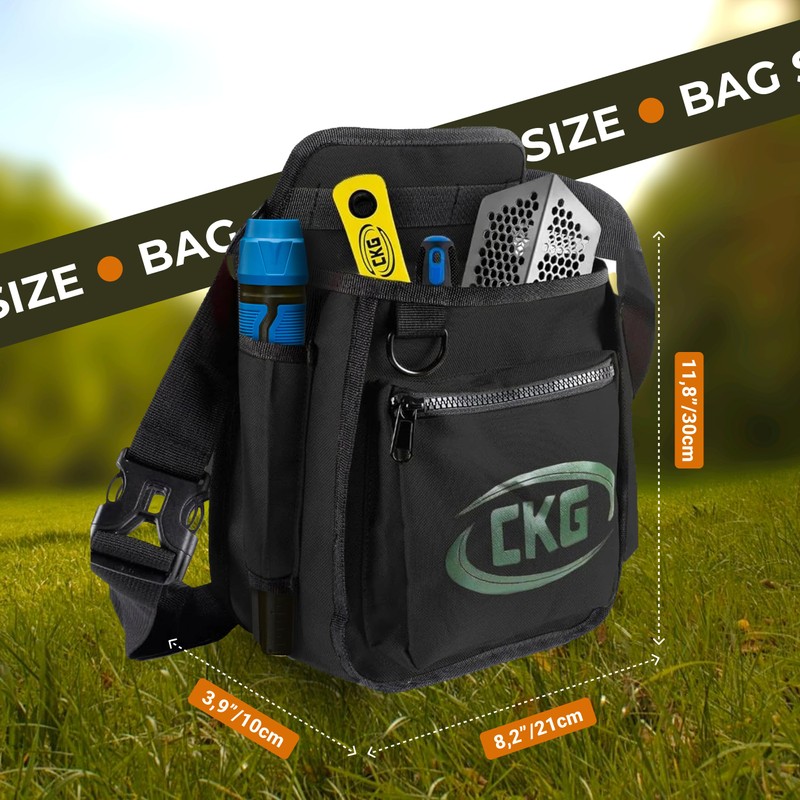CKG Metal Detecting Finds Bag Waist Digger Pouch Tools Bag