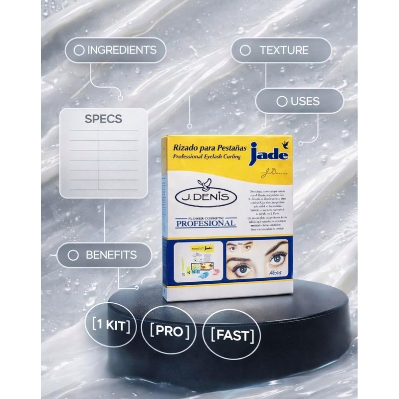 Kit Rizado de Pestañas Profesional Jade by Gaero Shop -