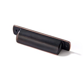 khtumeware 10 Pack 3" Drawer Pulls Oil Rubbed Bronze Cabinet Cup Pulls Kitchen Hardware Cabinet Handles Drawer Handles Knobs 3 inch Hole Center