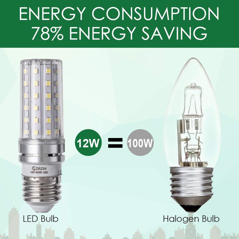 E26 LED Bulbs, 12W LED Bulb 100 Watt Equivalent, 1200lm,