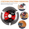 Upgraded Wood Carving Disc Grinding Wheel, Angle Grinder Attchments Wood