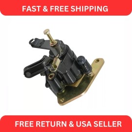 Caltric Rear Brake Caliper w/ Pads for Yamaha Raptor 660R YFM660R 2001 2002 2003 - 2005