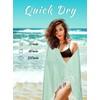 cabanana Turkish Beach Towel Oversized - 39"x71" Quick Dry Sand
