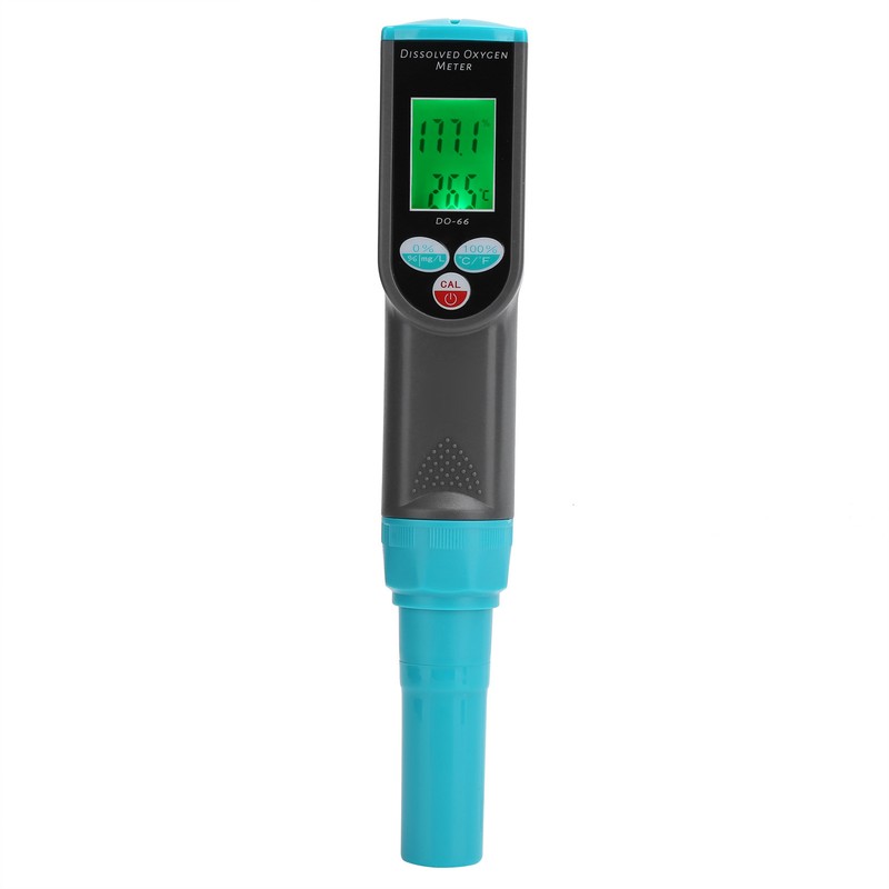 Portable Dissolved Oxygen Meter 0-199.9% Backlight Display with Temperature Tester