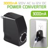 Cellet Power Converter, 120V AC to 12 V DC (3000mA)