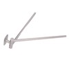 Stainless Steel Toilet Paper Bracket Single Seat 2 Poles Rotatable