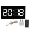 Acrylic 3D Wall Clock Remote Control Electronic Clock Convex Body
