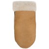 Lekra Lambskin Mittens Cognac Size 10