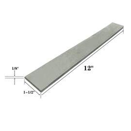 1095 Steel Flat Stock for Knife Making-Annealed High Carbon Steel,Flat Steel Bars,12"x1.5"x0.12",4 Pack