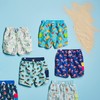 Mud Pie Boys Swim Trunks, Turtle, Large | 4T-5T