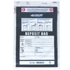 9×12 Bank Deposit Currency Bags 100 Count, Plastic Money Bags,