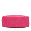 Hobo Shoulder Bag with Big Snap Hook Hardware (Fuchsia)