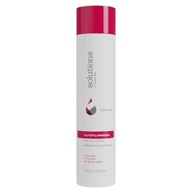 GREAT CLIPS Solutions Champú nutritivo de 10 onzas, aceite de argán, sin sulfatos ni parabenos, hidrata y restaura el brillo, seguro para el cabello t