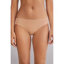 Intimissimi Woman's Seamless Cotton Panties in Natural, Size M