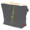 Leon By Bers Cosmetic Make-Up Bag, Toiletry Bag, Cotton Makeup