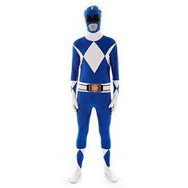 Morphsuits Men's Adult Power Rangers, Blue, X-Large