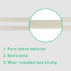 UamGlsob 5/16" Flat Cotton Shoe Laces for Sneakers, Wide Replacement