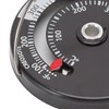 Stove Thermometer, Accurate Measurement Magnetic Fireplace Thermometer Aluminum Alloy Dial