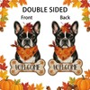 Fall Boston Terrier Decor Outdoor - Boston Terrier Fall Dog