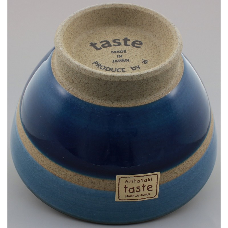 有田焼 kurawa? Bowl Large Two Tone Blue 50465 