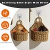 Japanese Rattan Style Storage Baskets, 2-Pack (Small & Large) Kitchen