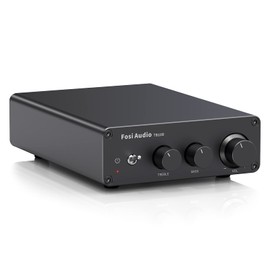 Fosi Audio TB10D 600W Power Amplifier TPA3255 Digital Amplifier 2.0CH Compact Audio HiFi Stereo Class D Amplifier for Speakers Home Use with 32V Power Supply