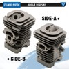SYOWADA 577831101 39mm Cylinder Piston Kit, Cylinder Piston Ring Rebuild
