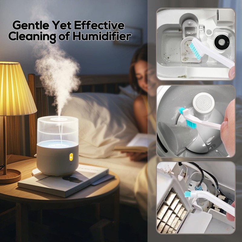 XANGNIER 11 Pcs Humidifier Cleaner Brush Set – Small Detail