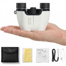 Opera Glass Binoculars, For Live Use, 10x (99.8% Transmittance, BAK4 Prism, Ultra Lightweight 4.8 oz (135 g), FMC Multi-Layer Coating, Ultra Lightweight, Compact, Waterproof, Dustproof, Adjustable Eye
