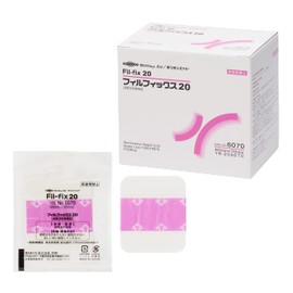 ミリオンエイド フィルフィックス20 60×70mm 100枚 フィルムドレッシング 滅菌 個包装 防水 YB-256070